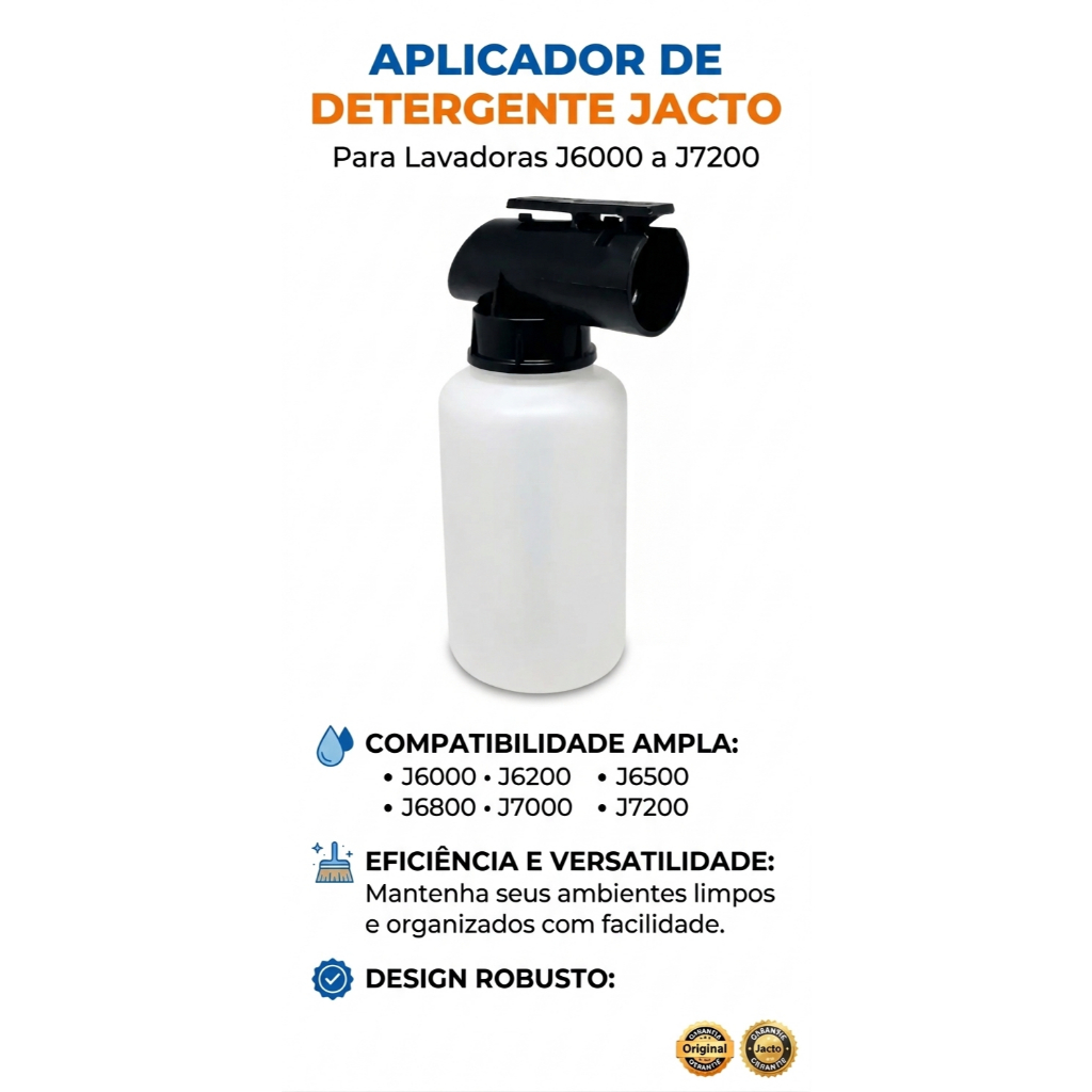 Aplicador Ejetor Detergente Lavadora Jacto J5000 J6000 J7000 Peça Reposição Original