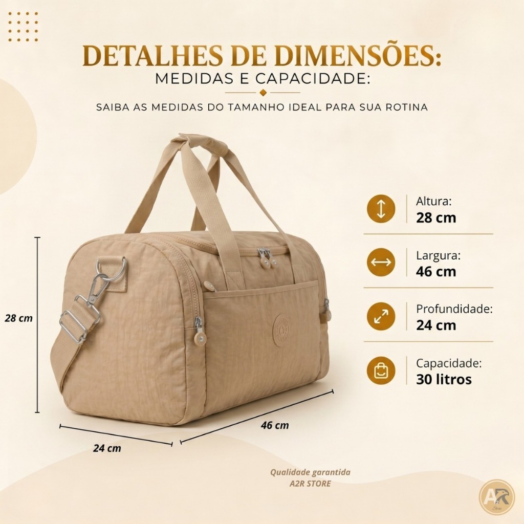 Bolsa Mala De Academia Esportiva Viagem Feminina Impermeável bolsa academia feminina — imagem 2 de 2