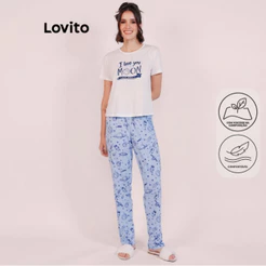Lovito Conjunto de Pijama Comprido To The Moon And Back PJB17241755
