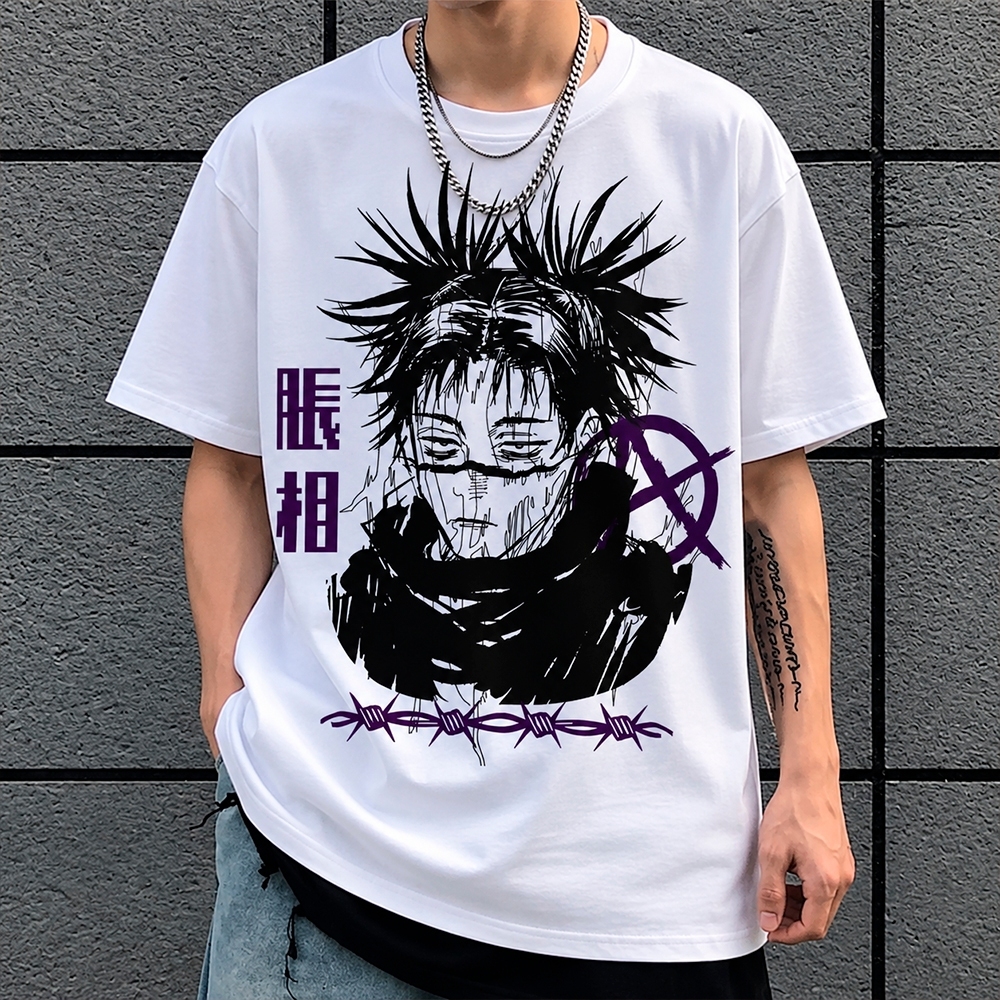 Camiseta Básica 100% Algodão Estampa de Anime Jujutsu Kaisen Choso Envio Imediato!!