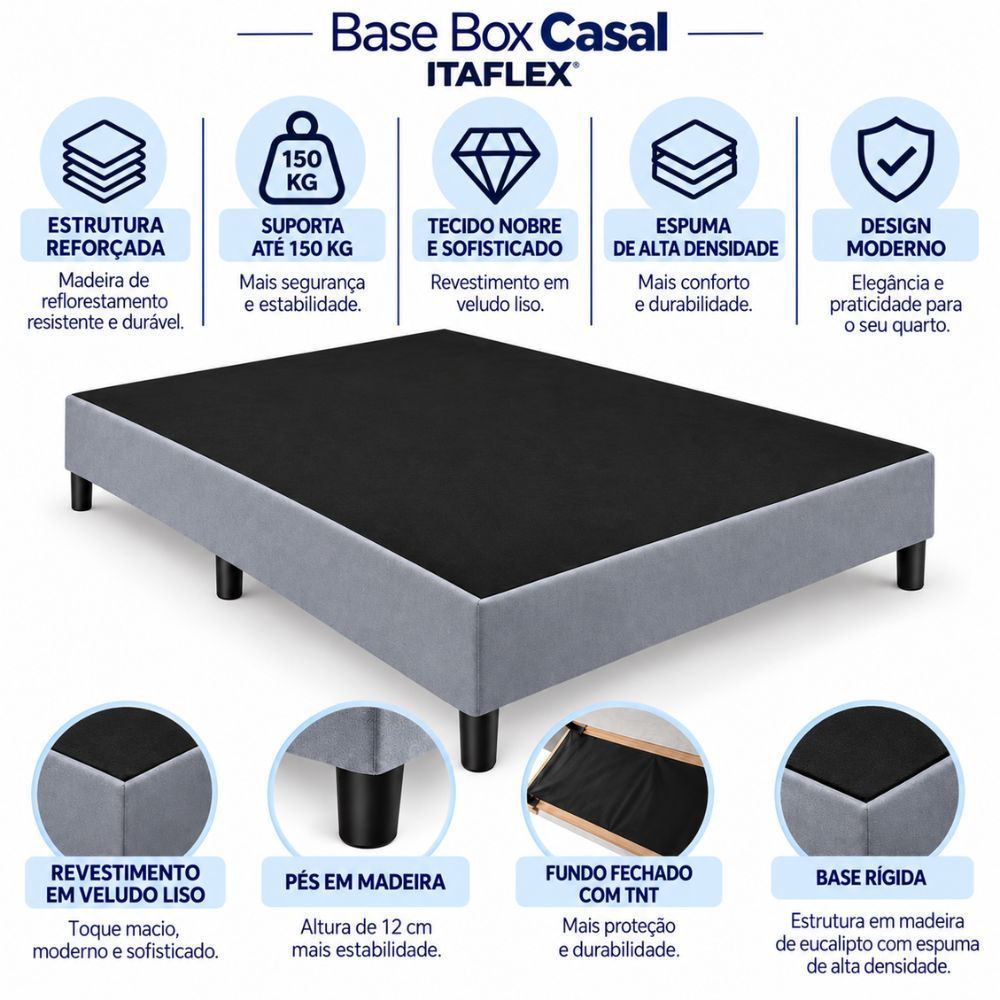 Base Box Casal Itaflex 138x188x39cm · foto 2