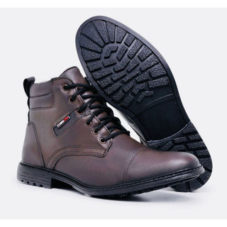 Bota Coturno Masculino Couro Legitimo Romacini