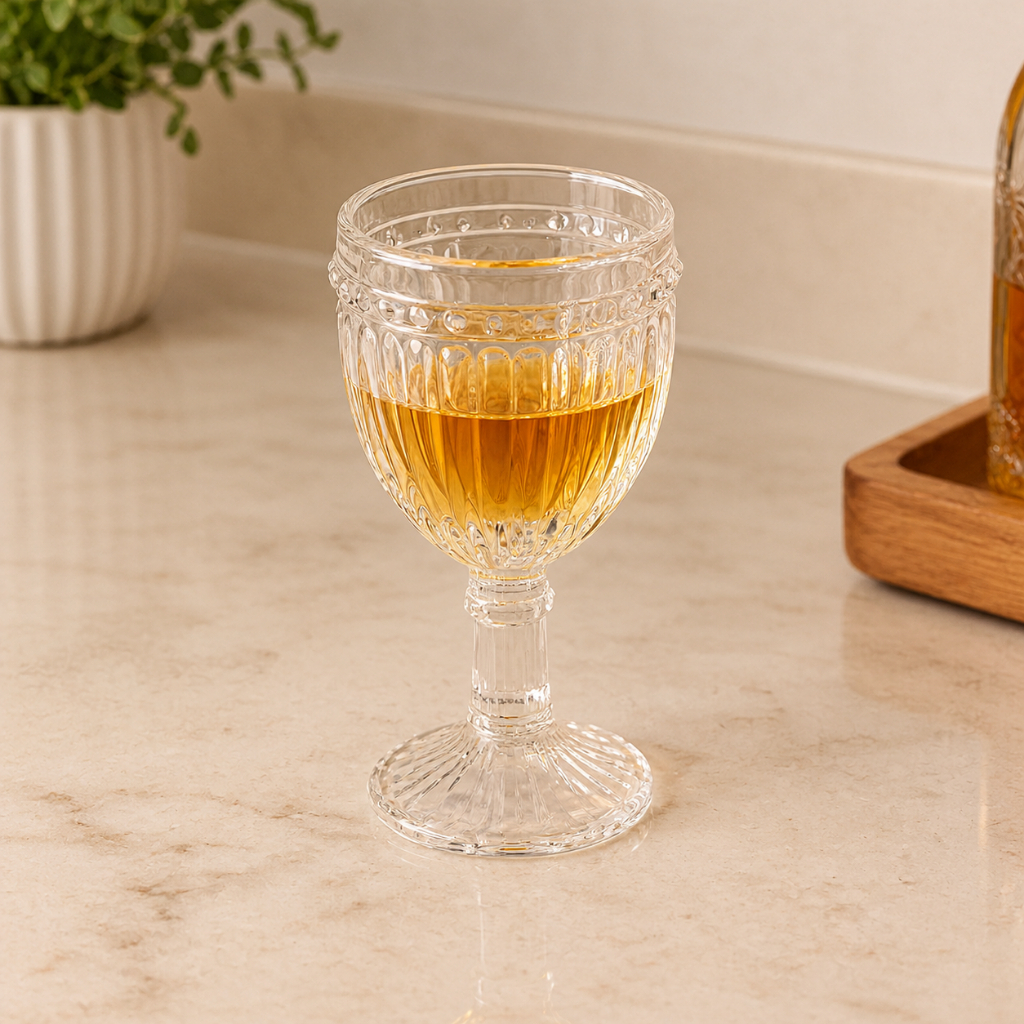 Taça de Licor 50ml Empire Cristal Ecológico Lyor para Servir Bebidas Mesa Posta Receber Convidados Elegante Sofisticada