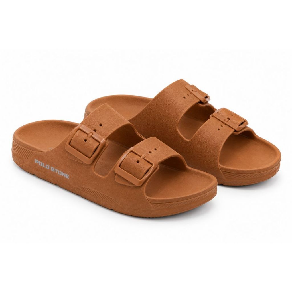 Sandália Chinelo Slide Masculino EVA Premium Papete Leve Confortavel Fivela Polo Stone — imagem 2 de 2