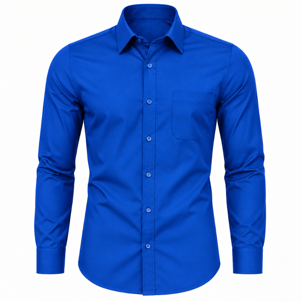 Camisa Social Microfibra Clássica Premium Uniforme Manga Longa Masculina Não Amassa Evangélica Escritório