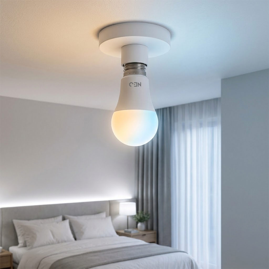 kit 1 a 5 Lampada Led Pera Smart Inteligente Wi Fi 10w 2700K/6500K Frio Quente E27 110v/220v Neo Avant · foto 2
