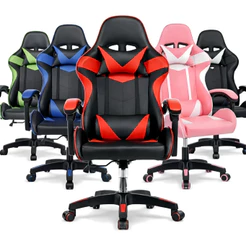 Cadeira Gamer Reclinável Conforto Ergonômica Apoio de Braço e Lombar
