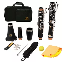 Clarinete Em Si Bemol 17 Chaves Completo Niquelada Estojo Case Luxo Ccb Konig