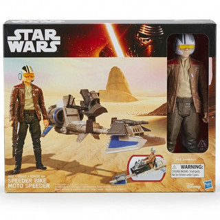 Nave Star Wars Speeder Bike Poe Dameron - Hasbro