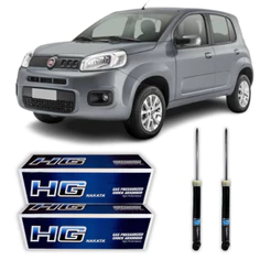 Par de Amortecedor Traseiro Nakata Novo Uno Attractive Vivace 1.0 1.4 8v 2010 a 2021 HG31184