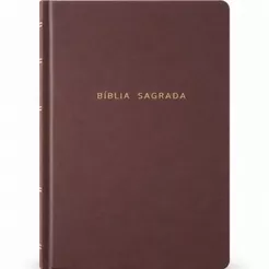 Bíblia Sagrada Slim | Almeida Corrigida Fiel ACF Expandida | Capa Dura Marrom