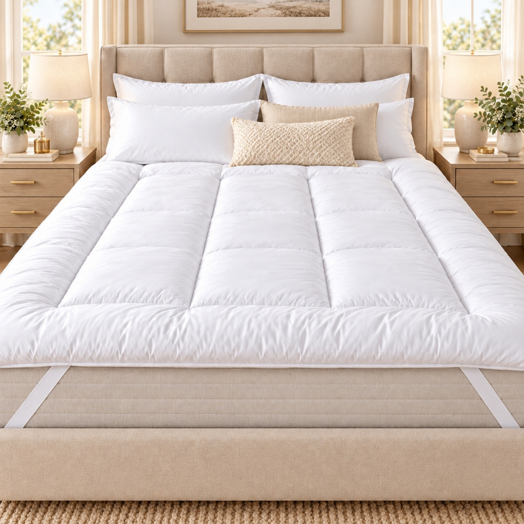 Pillow Top Premium 400 Fios Extra Macio – Sensação de Hotel, Máximo Conforto e Proteção para Colchão Casal e Queen