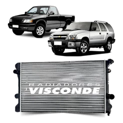 Radiador Visconde Gm S10 2.0 2.4 2.6 1996 1999 2001 2004 2007 2010 2011