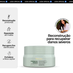 Máscara de Reconstrução Profunda e Reposição de massa | Proboo Fiber 300g