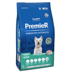 Ração Premier Ambientes Internos Cães Adultos Raças Pequenas Frango E Salmão 12Kg