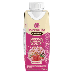 Bebida Lactea Prebiotico Piracanjuba Sabor Morango 250ML