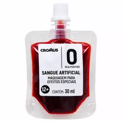 Bolsa de Sangue Falso Artificial Para Maquiagem - 30ml - 1 unidade - Rizzo