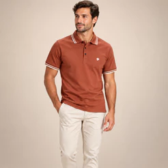 Camisa Gola Polo Alta Qualidade 100% Algodão Camiseta Premium