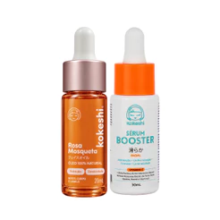 Kit Kokeshi Sérum Vitamina C + Óleo Rosa Mosqueta 100% Puro