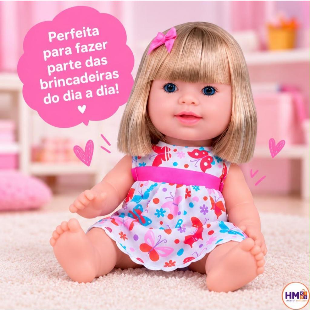 Boneca Graziela Fala 60 Frases Ensina Números, Cores e Formas - Super Toys — imagem 2 de 2