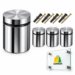 4 Prolongador Espaçador Suporte Para Vidro 2,5cm