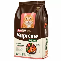 Ração Quatree Supreme Gatos Castrados Salmão e Batata 10kg