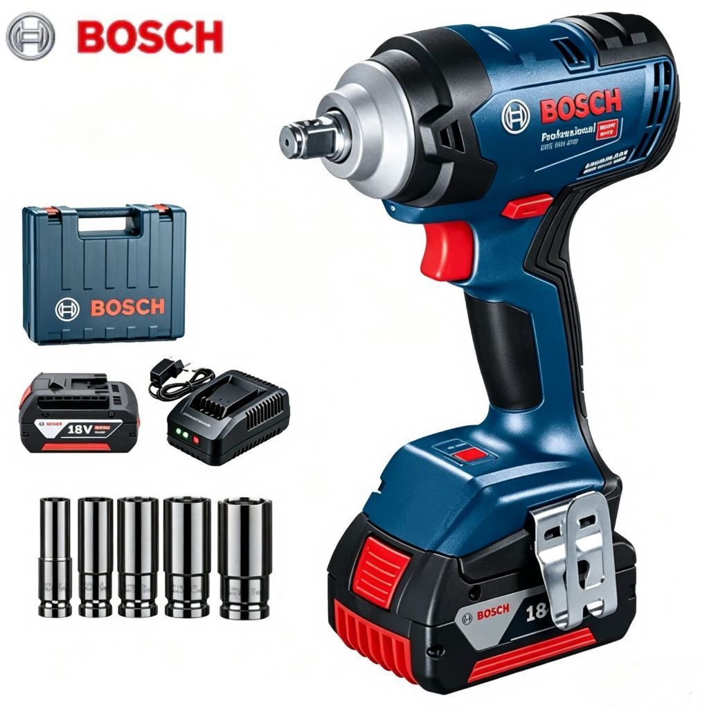 bosch 18v GDS 18V-400 Chave De Impacto Brushless 400 Nm Parafusadeira Furadeira 2 em 1 Multifuncional- Original