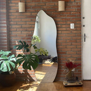 Espelho Grande de Parede Corpo Inteiro Moderno Varios Modelos em Oferta na Shopee