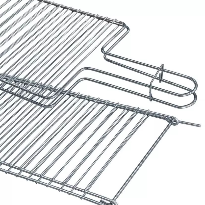 Grelha Pequena  53x17 cm para Churrasco, Peixe e Frango Baby