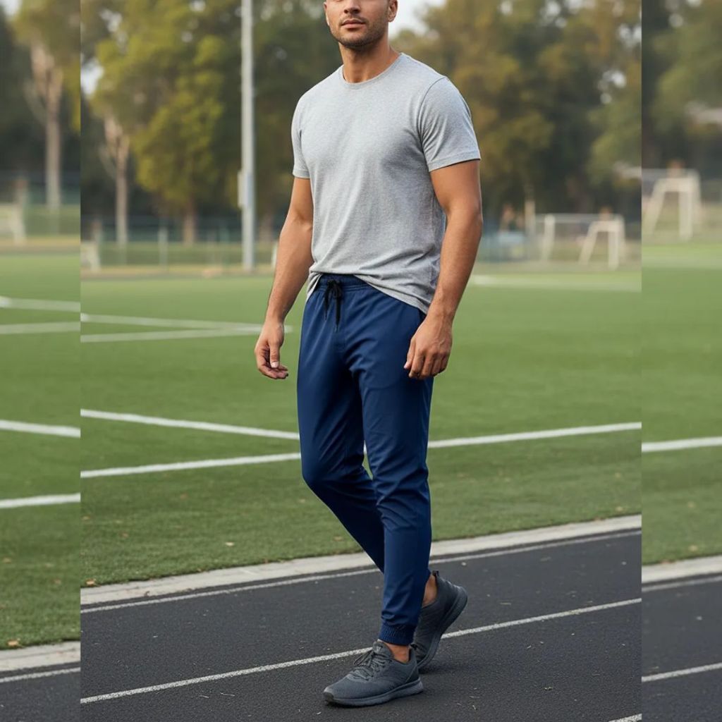 Calça Esportiva Preta Elastano Academia Treino Corrida Masculina Dry fit Pronta Entrega