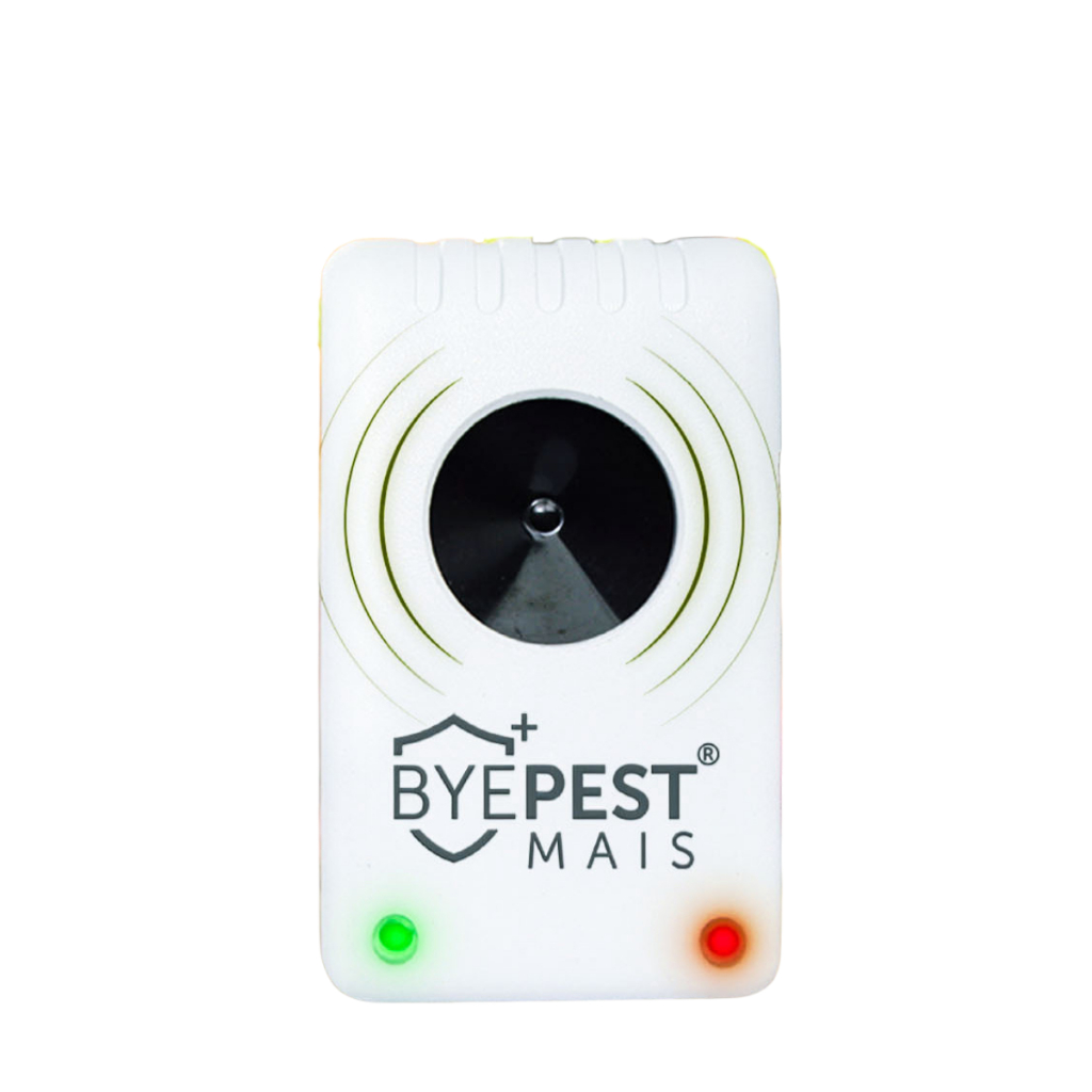 Repelente Ultrassônico ByePest 200m² Bivolt Contra Ratos Pombos e Morcegos