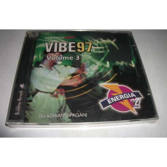 Vibe 97 Volume 3 - Cd Dance Music House Energia 97 FM Dj Adriano Pagani 2004