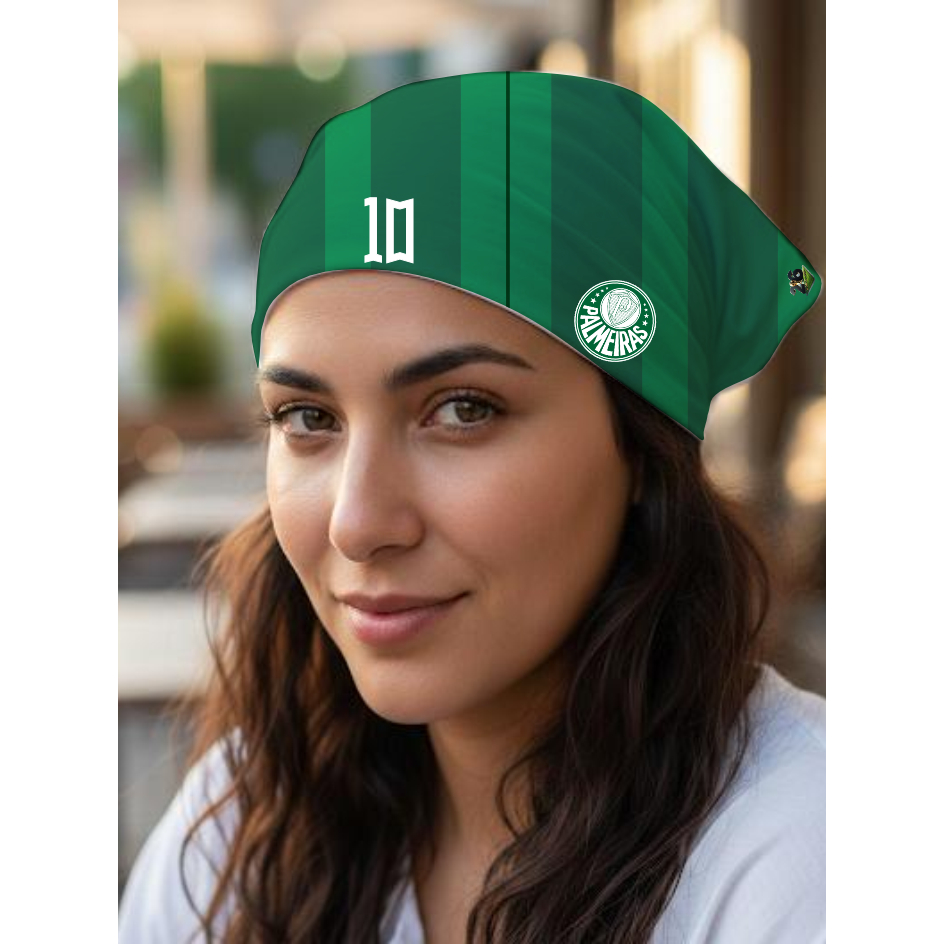 Bandana Torcedor Times Unissex Para amarrar na Cabeça Com Elastano Ajustável na Cabeça Kit 2 Peças