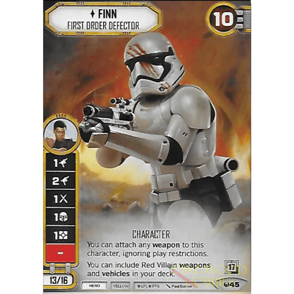 [PROMO] Finn – First Order Defector (2017 Q3 Tourney Kit) - Star Wars Destiny