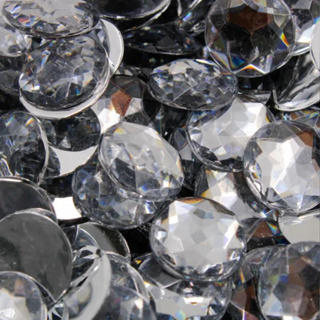 CHATON ( REDONDO P COLAGEM ) 16 ou 18 mm ( CRISTAL ) em Oferta na Shopee