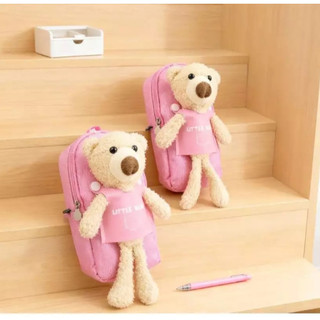 Estojo Escolar/ Porta Objeto/ Estojo Ursinho/ Estojo Menina/ Infantil