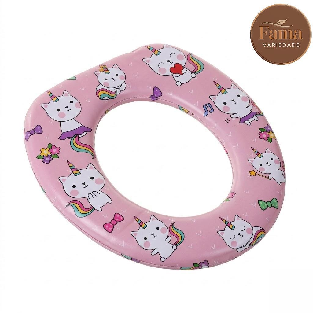 Assento Redutor Vaso Sanitário Infantil Almofadado Macio Seguro Desfralde Anatômico Fama em Oferta na Shopee