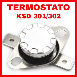 Termostato KSD 301 / KSD 302 Bimetálico para Controle Térmico – Para Sanduicheiras, Cafeteiras, Grills, Chapas e etc em Oferta na Shopee
