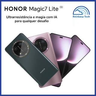 Honor Magic 7 Lite 5G – 512GB ROM, 12GB RAM, Dual SIM, Tela AMOLED 120Hz, NFC em Oferta na Shopee