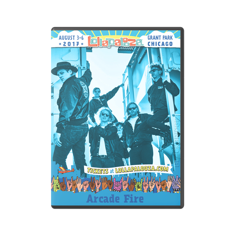Arcade Fire Dvd Lollapalooza Chicago 2017