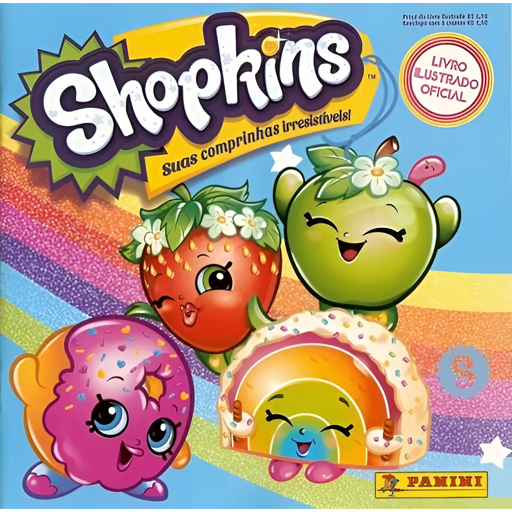 Álbum De Figurinhas Shopkins Suas Comprinhas - Vazio