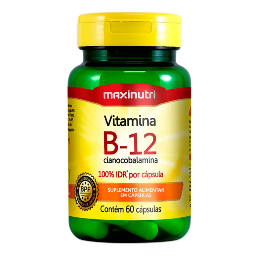 Vitamina B12 Maxinutri 60 Comprimidos Mastigáveis em Oferta na Shopee