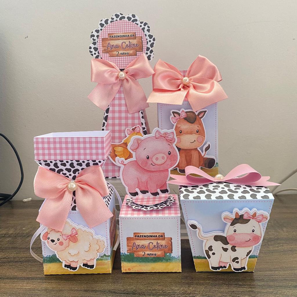 Kit festa Fazendinha | Animais | Lembrancinhas | Personalizados | Festa infantil | Aniversário