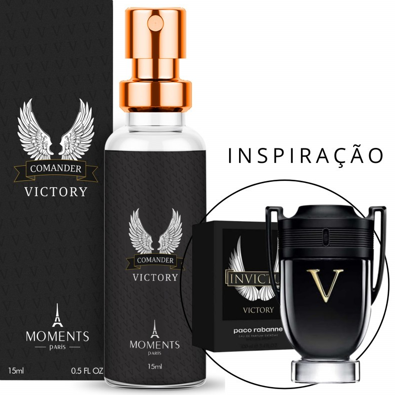 Comander Victory - Perfume Importado  Eau de Parfum EDP  Masculino Homem Presente 15ml Moments Paris