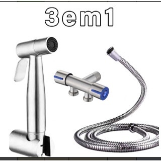 Tubo De Duche/Conjunto de higiene para banho Cano Flexível Inox Mangueira Flexível de Aço Inox para Ducha  Casa De Banho em Oferta na Shopee