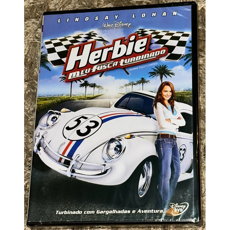 DVD Herbie Meu Fusca Turbinado Lindsay Lohan Disney original lacrado 1139