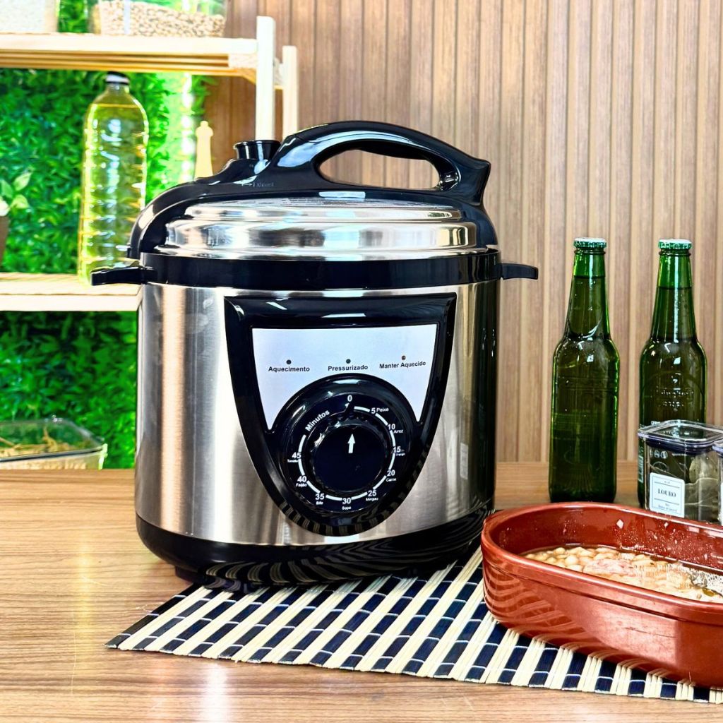 Panela de Pressão Elétrica Inox 4L - Sua Nova Aliada na Cozinha