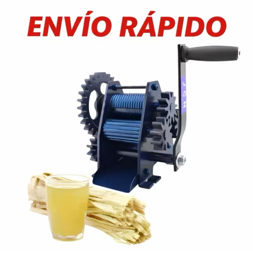 Engenho Moedor de Cana Manual 3 Moendas para Moer Cana Garapeira Caldo de Cana Engenhoca 40L/hora