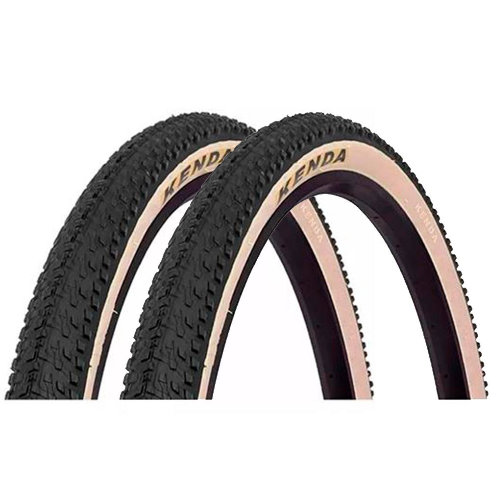 Pneu Bicicleta Mtb Kenda Aro 29 X 2.10 Faixa Bege Bike Cravo Balão K1153 MountainBike