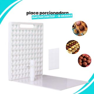 Placa Porcionadora Dosadora De Doces 18 Gramas Polietileno Divesos Tamanhos Brigadeiros Docinhos em Oferta na Shopee